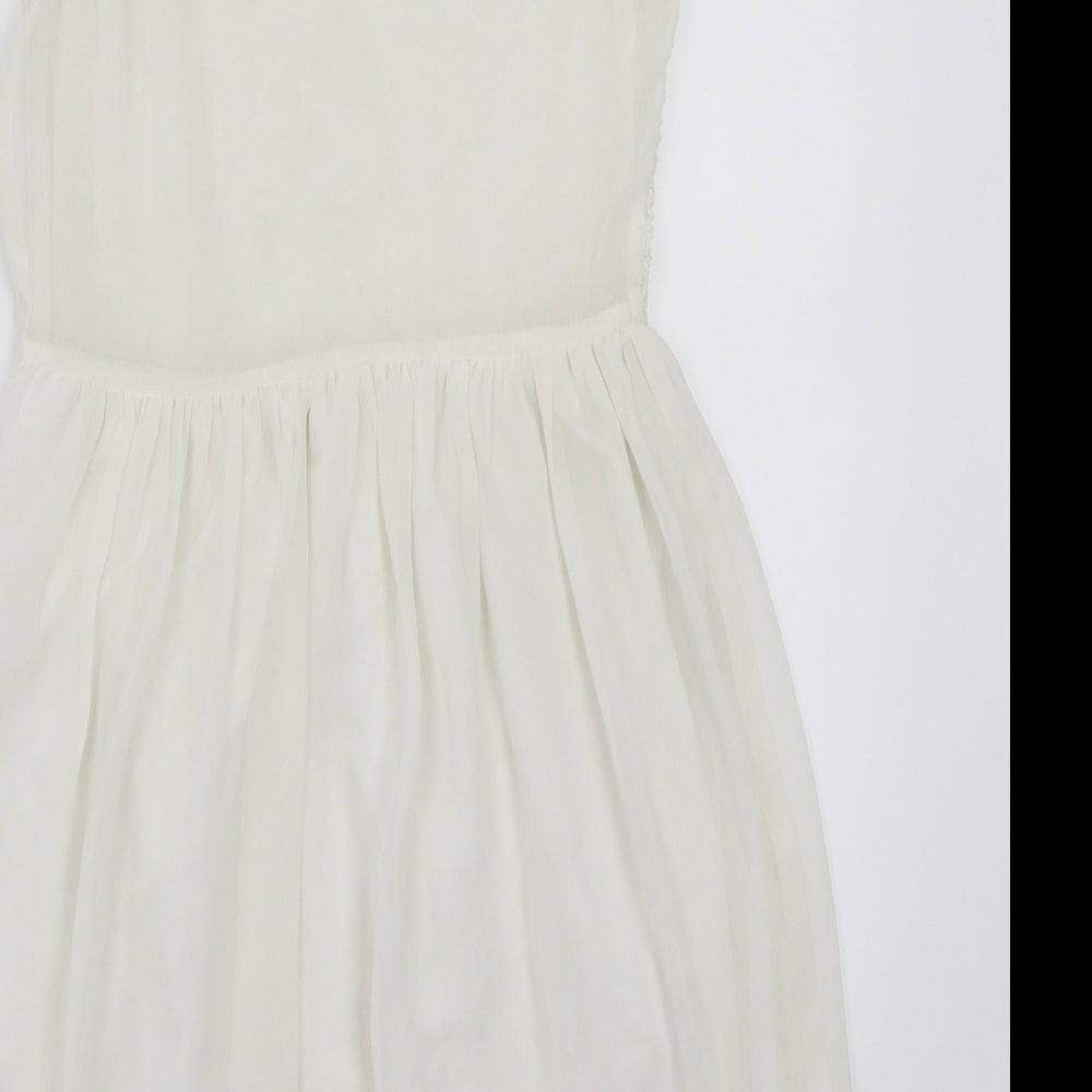 Zara Womens White A-Line Size XS