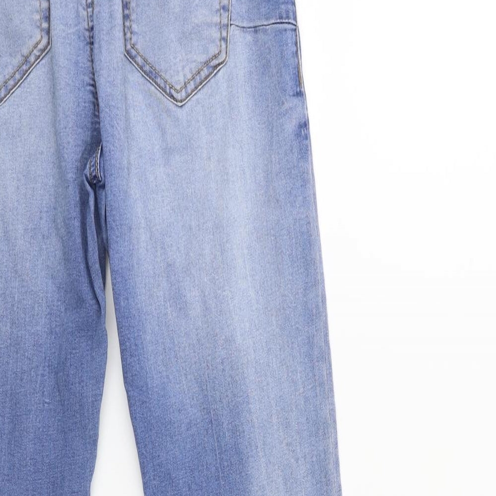 Denim & Co. Womens Blue Denim Skinny Jeans Size 8 L29 in
