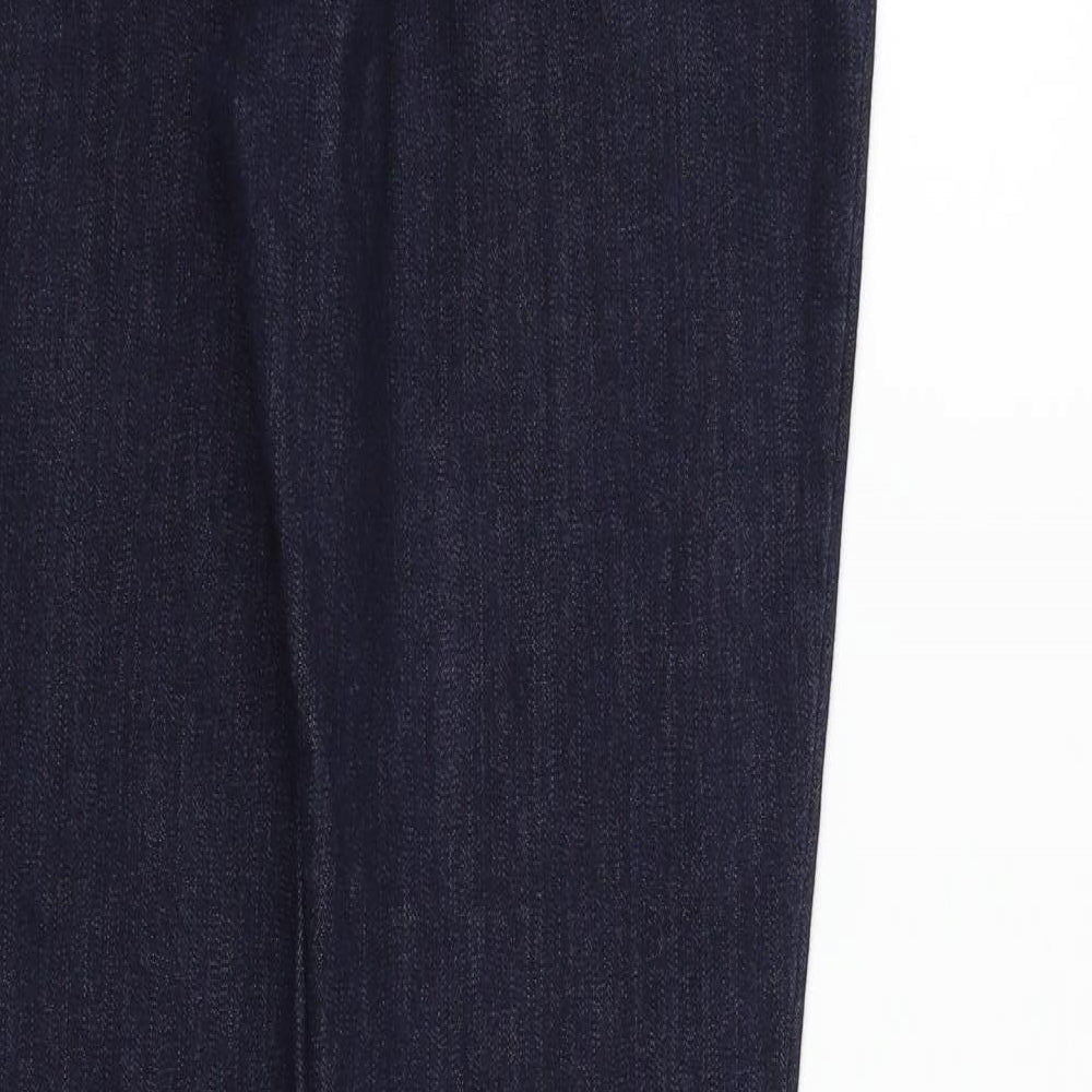 Indigo Womens Blue Jegging Trousers Size 10 L30 in