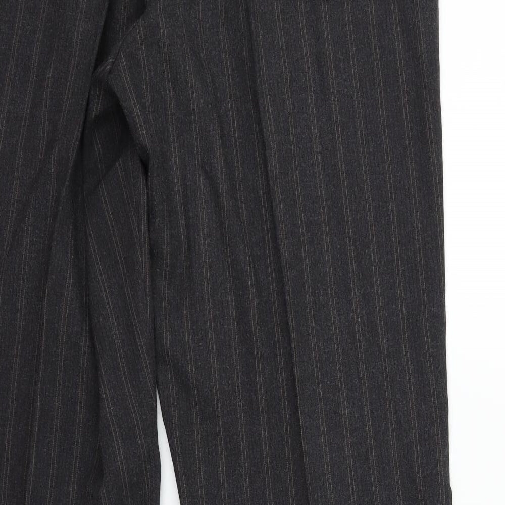 BHS Womens Black Trousers Size 16 L29 in