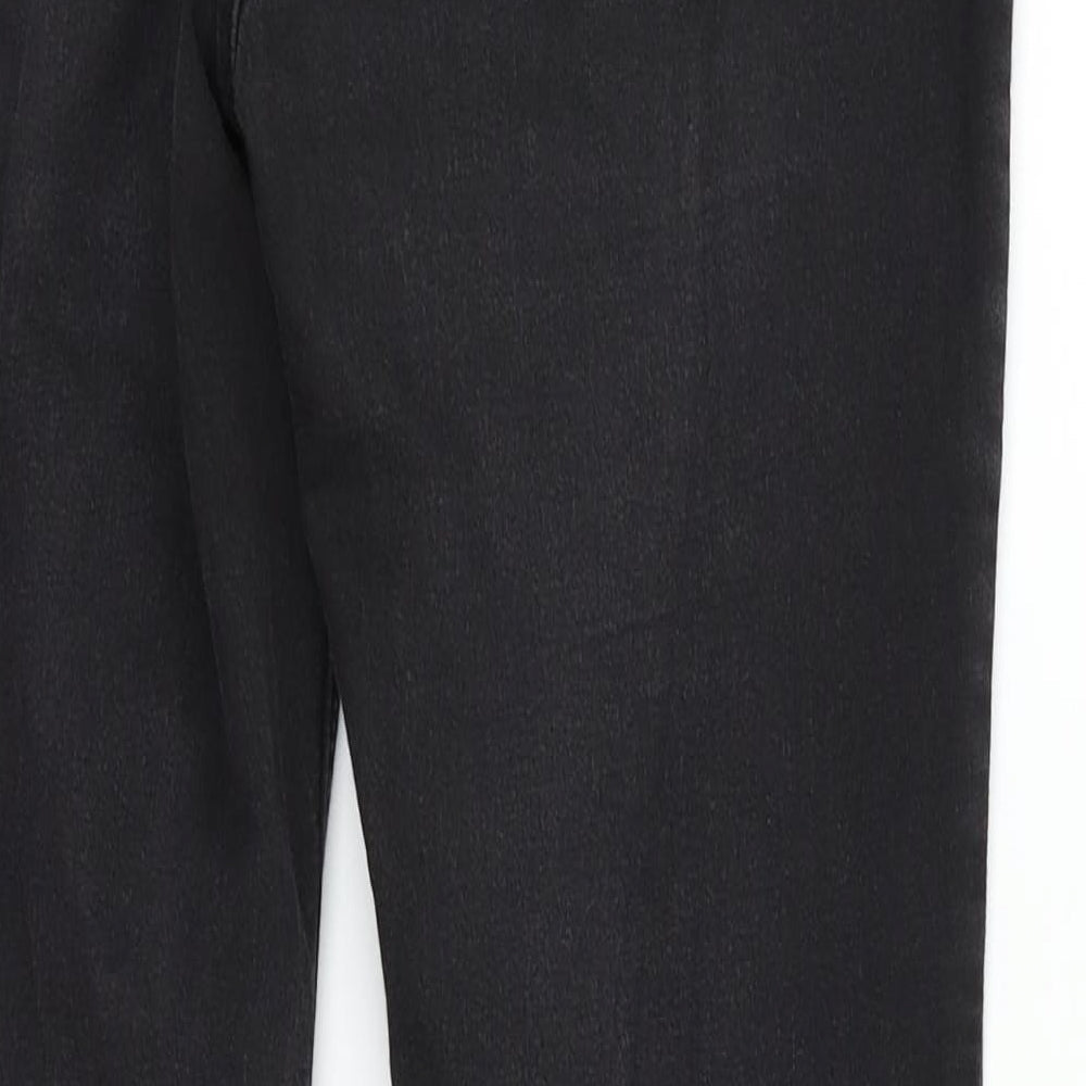 Divided Womens Black Straight Jeans Size 12 L31 in