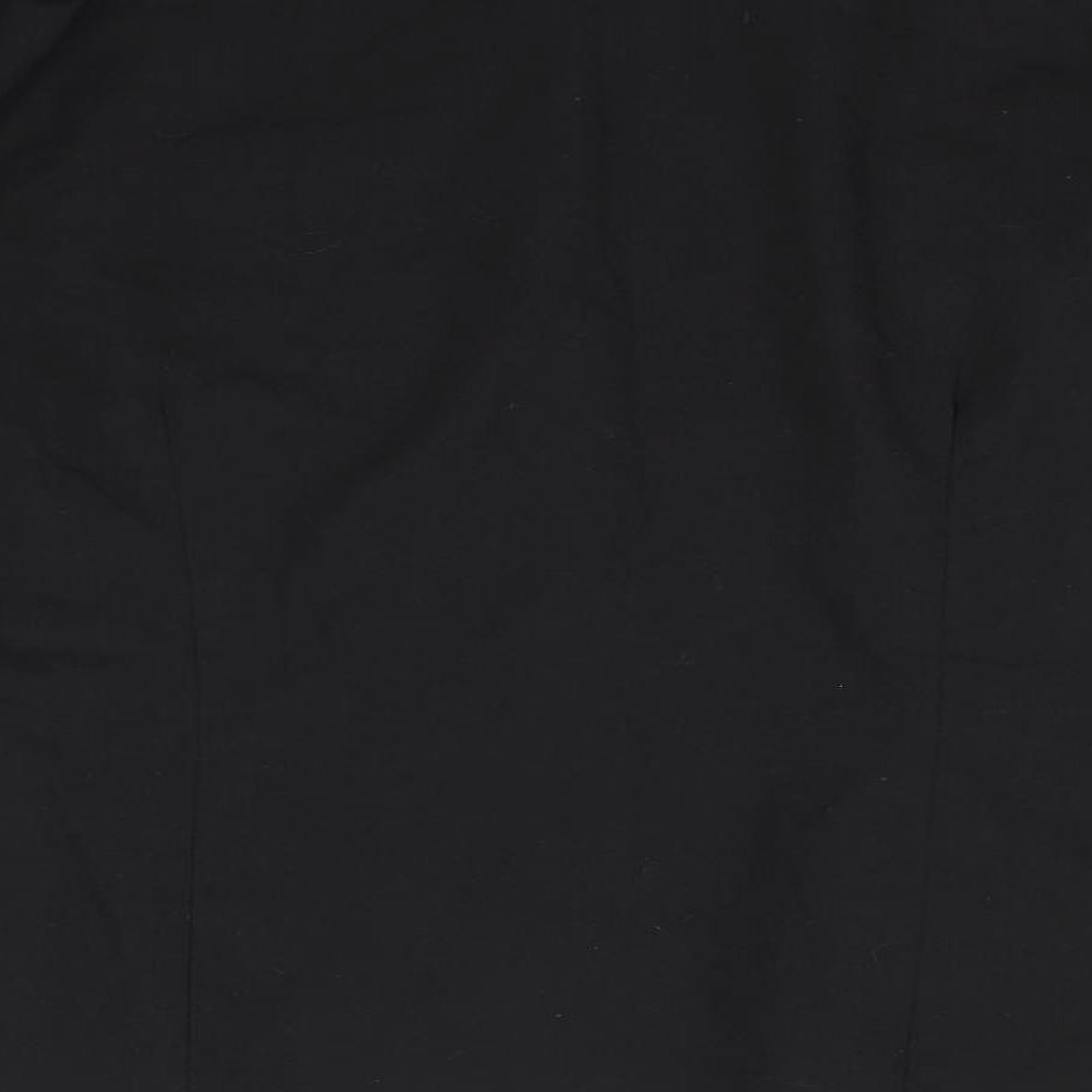 New Look Womens Black Basic Button-Up Size 18