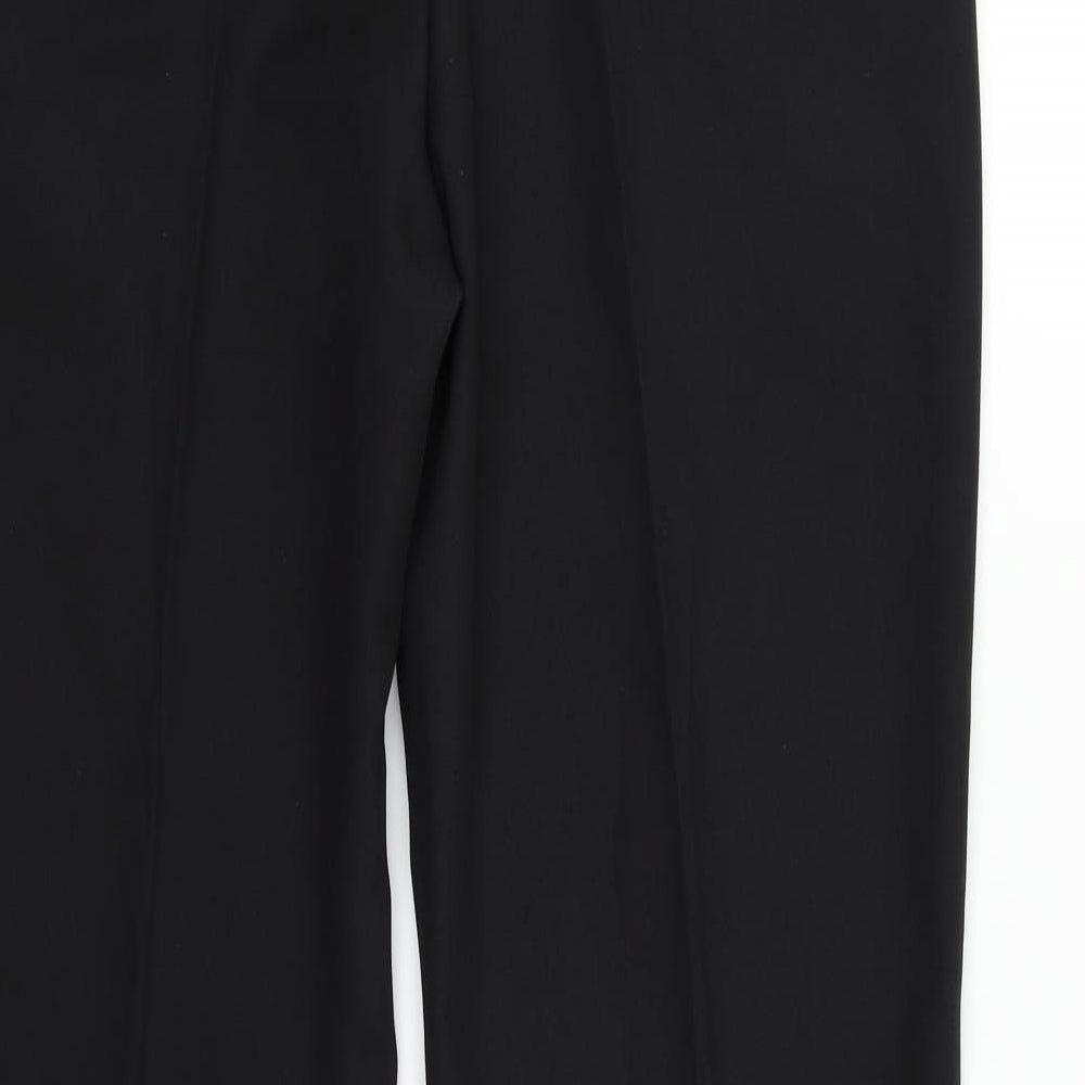 Marks and Spencer Womens Black Trousers Size 14 L30 in