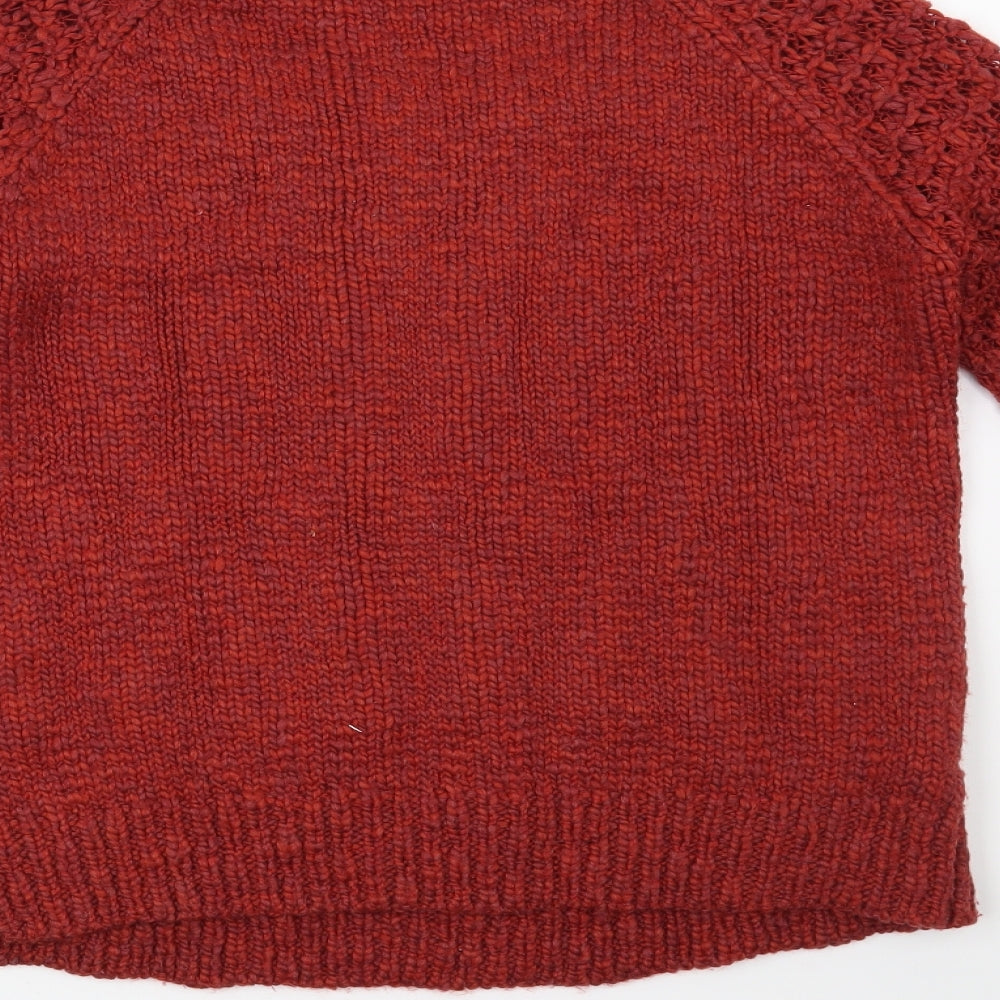 NEXT Womens Red Pullover Jumper Size S