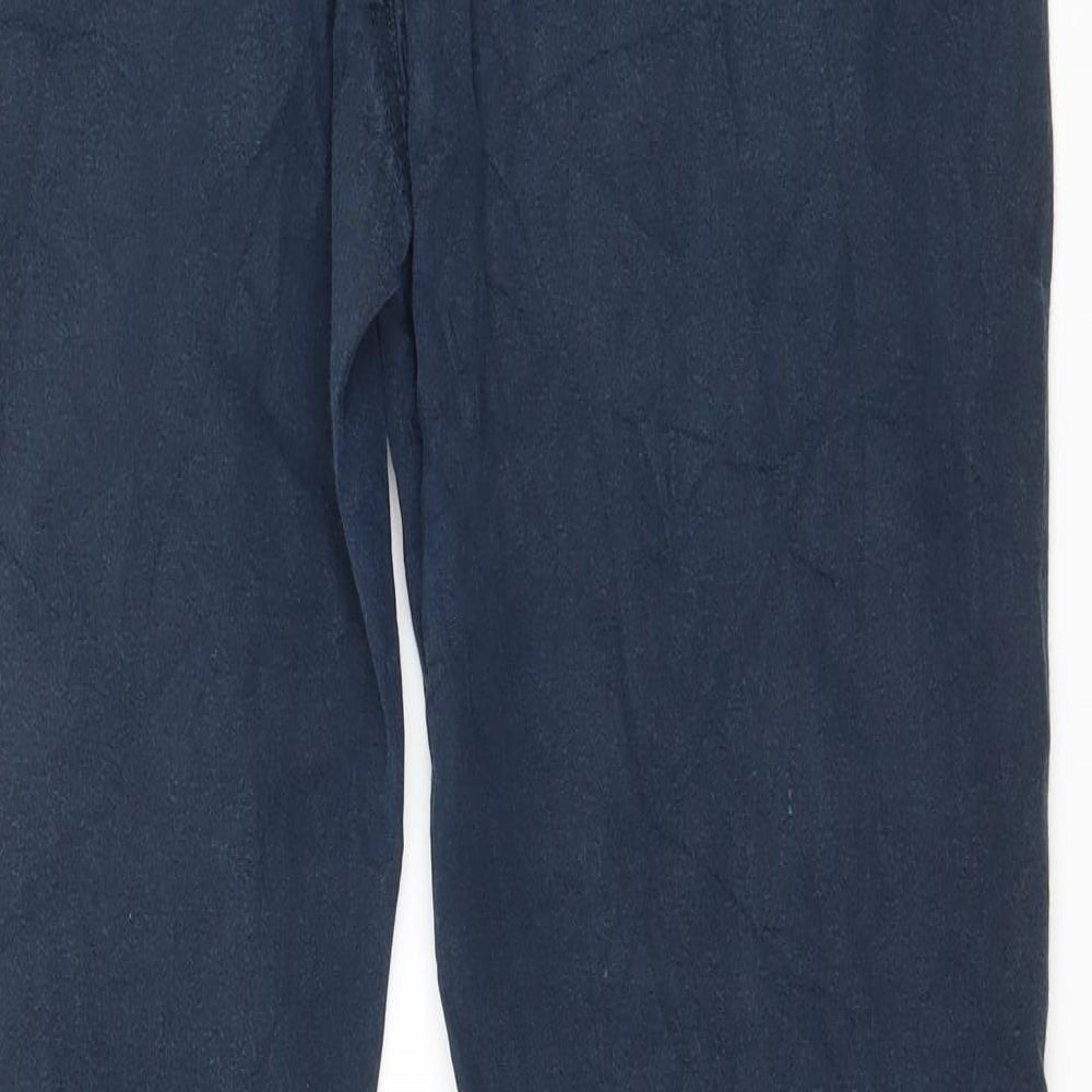 Jania Womens Blue Trousers Size 14 L28 in