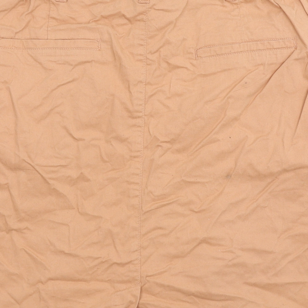 Capsule Womens Beige Straight & Pencil Skirt Size 14