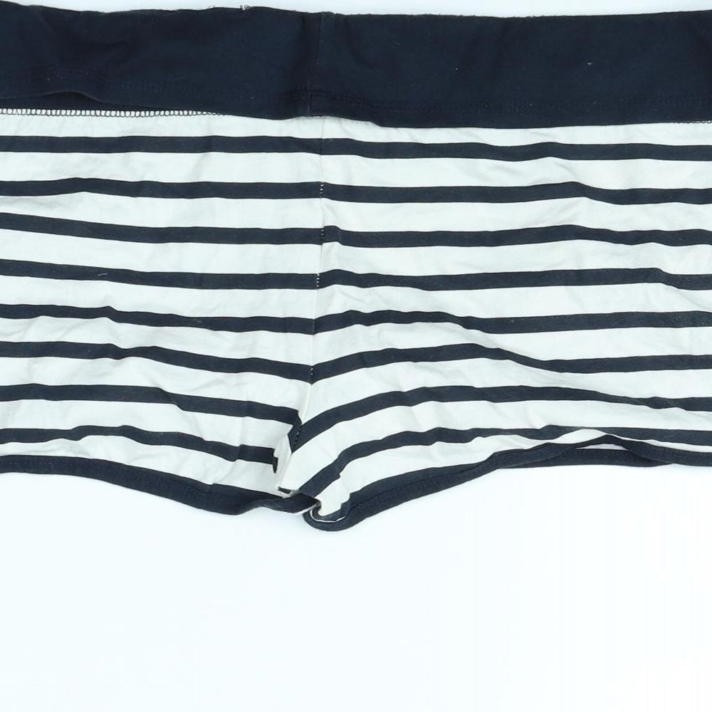 Atmosphere Womens Blue Striped Hot Pants Shorts Size 14
