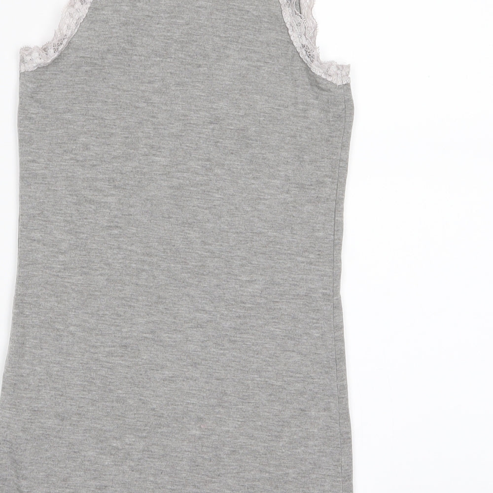 love lounge Womens Grey Tunic T-Shirt Size XS