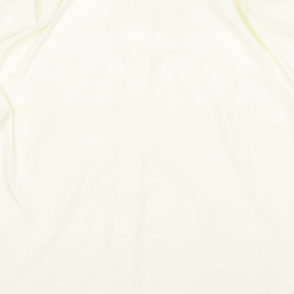 Preworn Womens Beige Basic Blouse Size 18