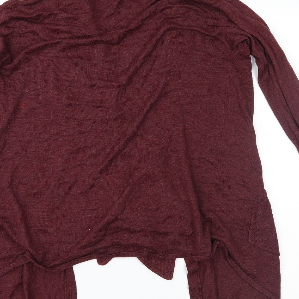 George Womens Purple Knit Cardigan Jumper Size 10