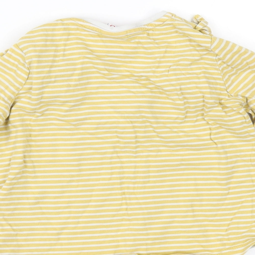 Mini Club Girls Yellow Striped Basic Size 2-3 Years