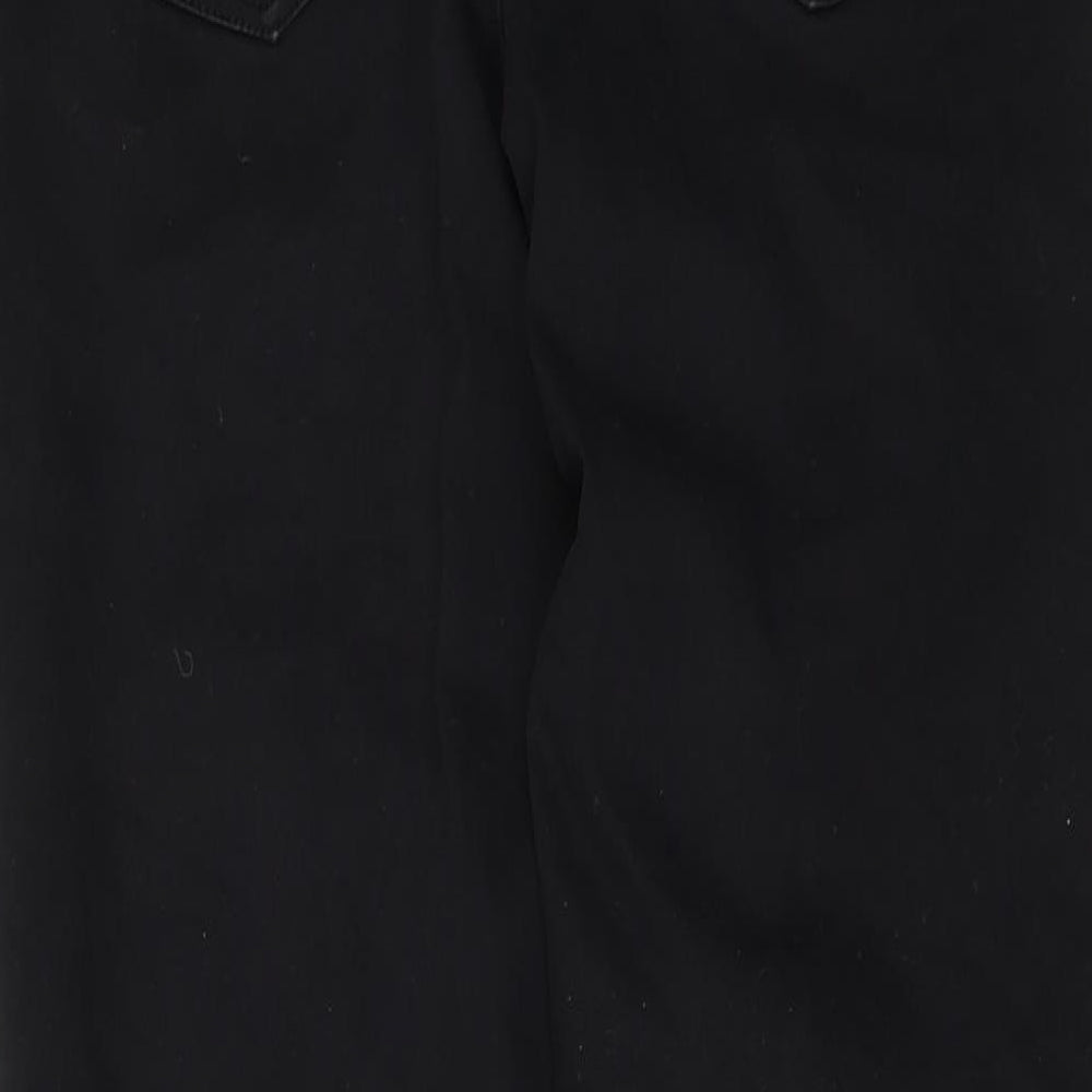 Denim & Co. Womens Black Denim Skinny Jeans Size 12 L27 in