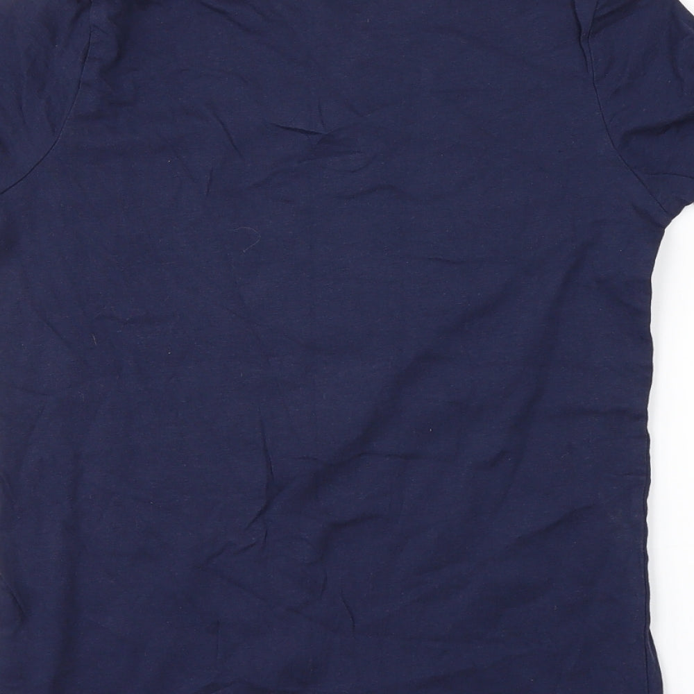 Primark Girls Blue Basic T-Shirt Size 10-11 Years - Unicorn