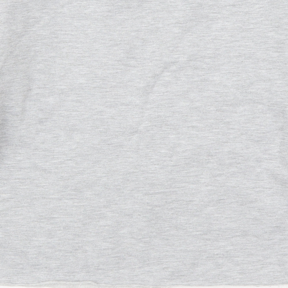 Matalan Girls Grey Pullover Sweatshirt Size 12 Years - Butterfly
