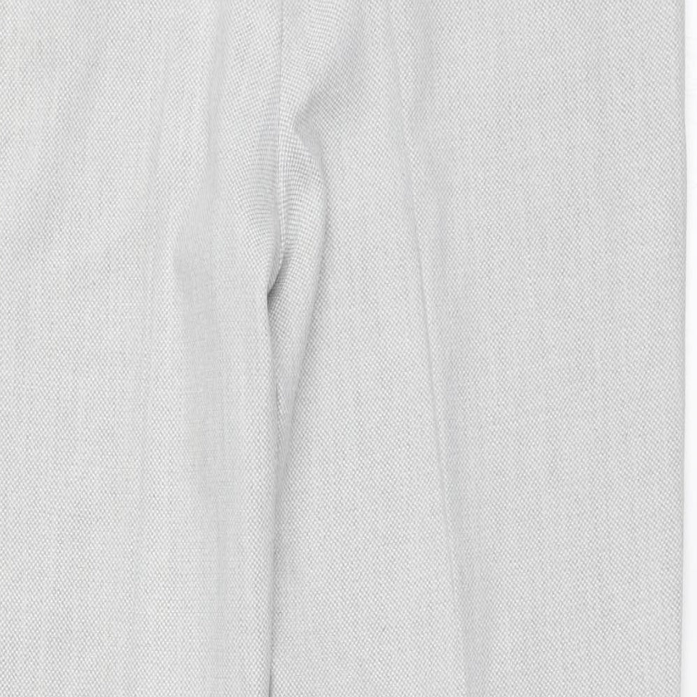 H&M Womens Grey Trousers Size 36 L26.5 in