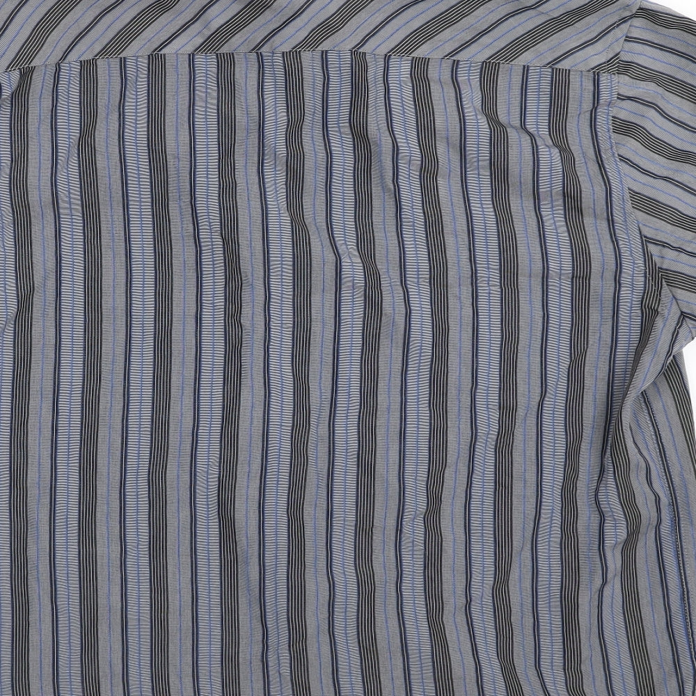 Ben Smith Mens Grey Button-Up Size M