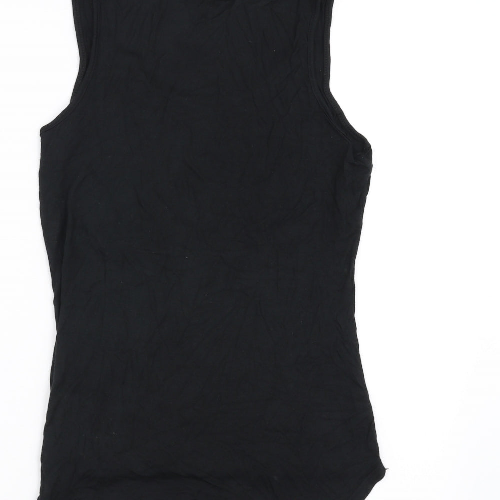 Select Womens Black Basic Tank Size 8