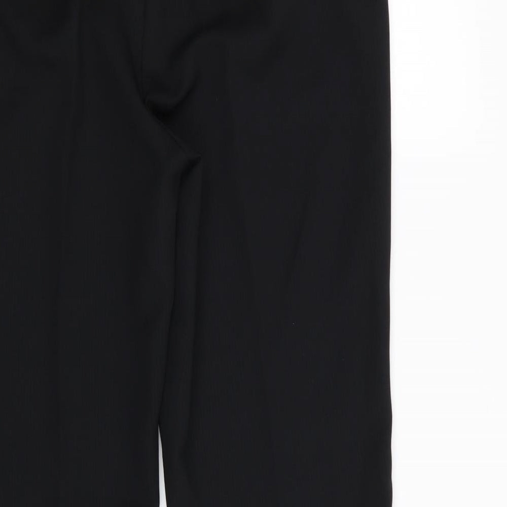 TU Womens Black Trousers Size 12 L28 in