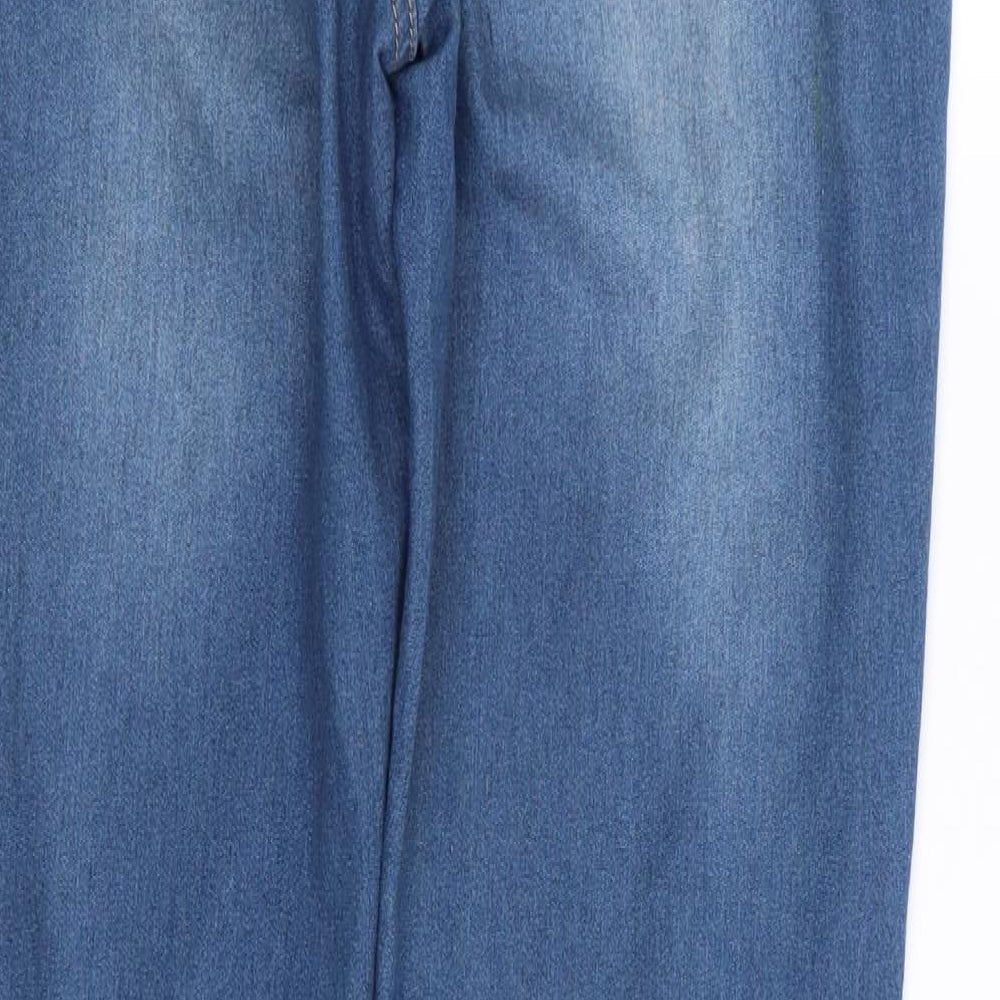 DENIM AND CO Womens Blue Skinny Jeans Size 12 L32 in