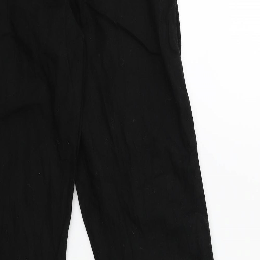 NEXT Womens Black Trousers Size 6 L27 in
