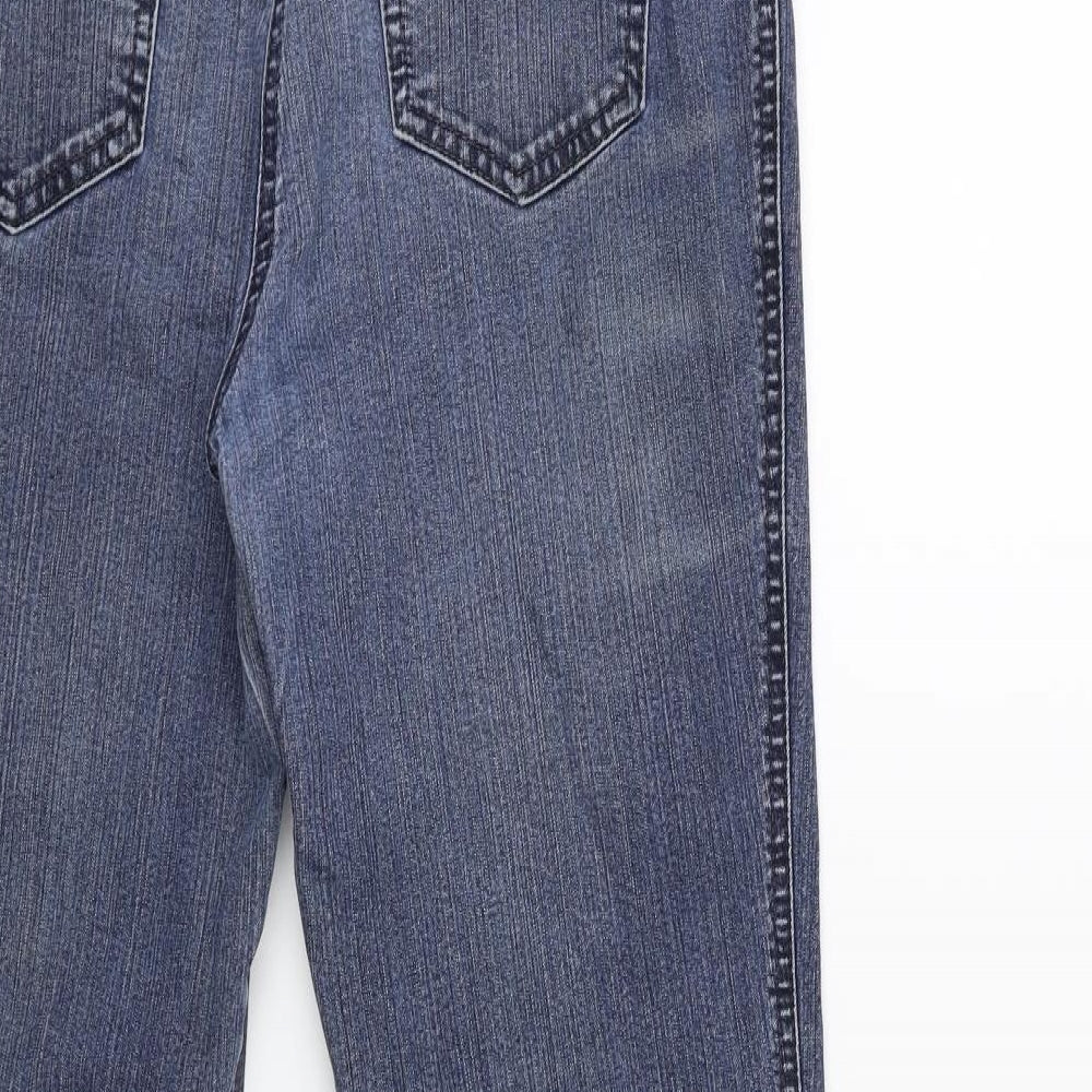 Michele Boyard Womens Blue Denim Straight Jeans Size 30 in L29 in