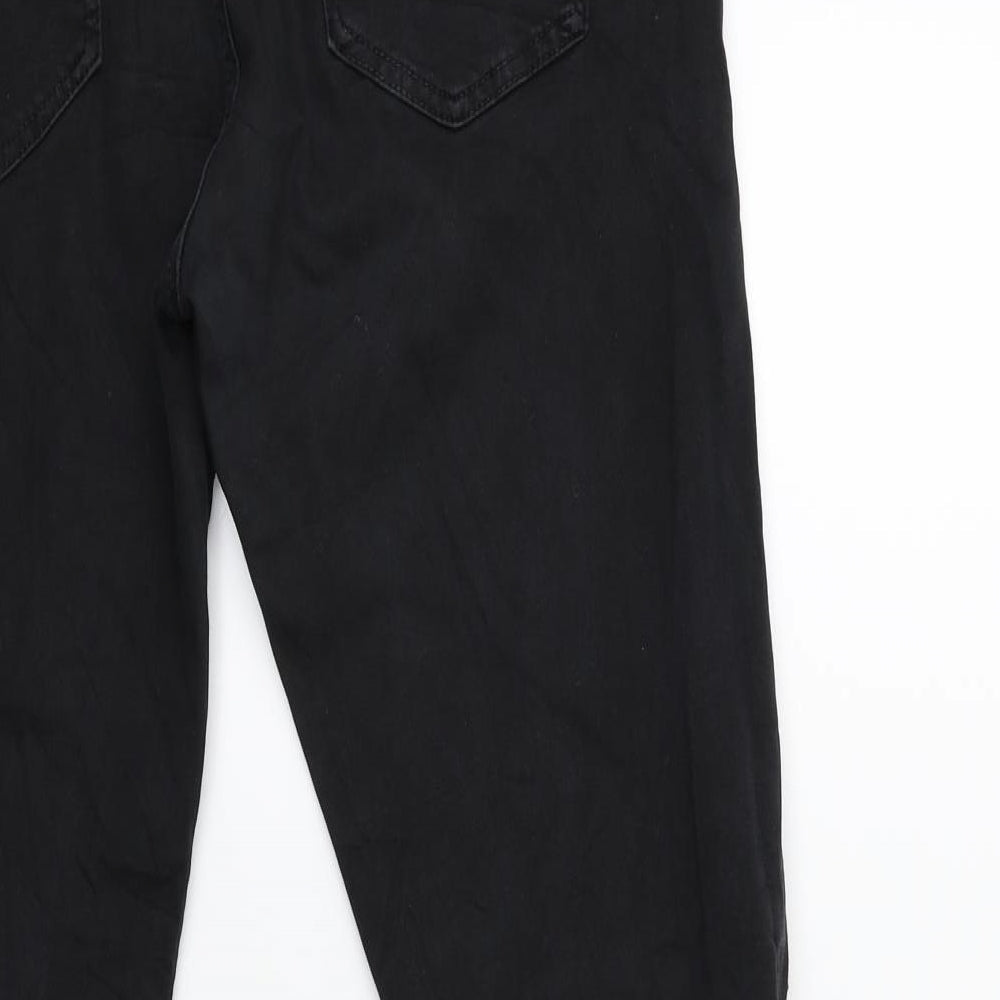 Preworn Womens Black Denim Skinny Jeans Size XL L30 in