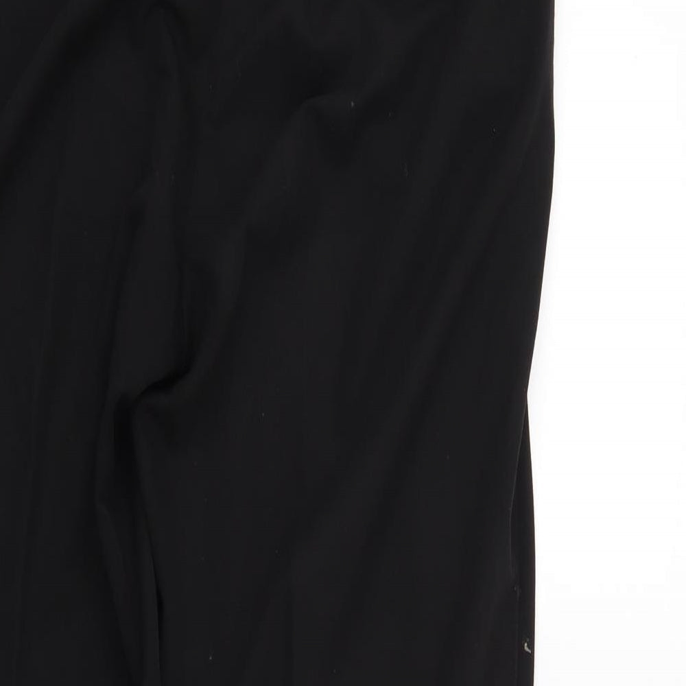 George Womens Black Trousers Size 12 L25.5 in
