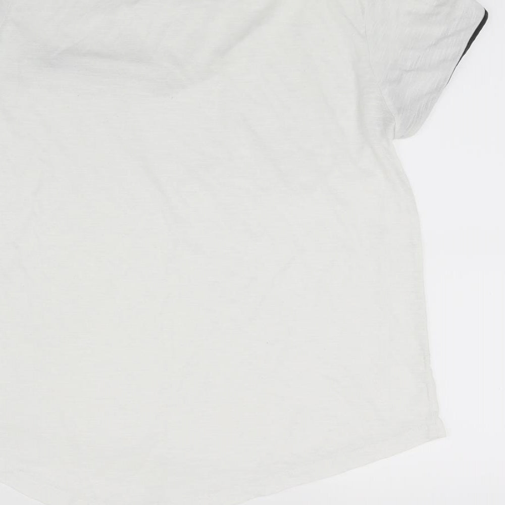 Atmosphere Womens White Basic T-Shirt Size 8