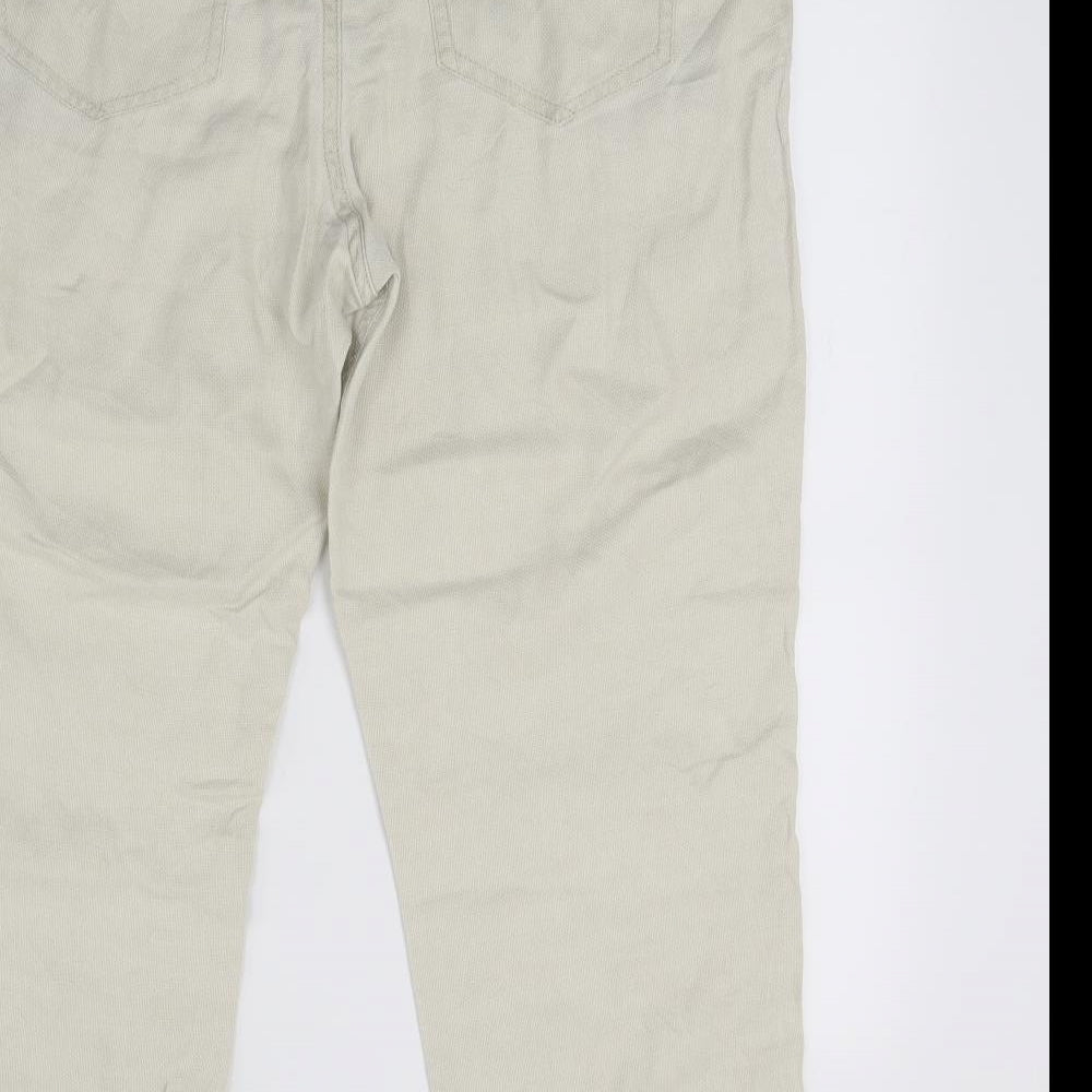 Drykorn Womens White Denim Cropped Jeans Size 32 L21 in