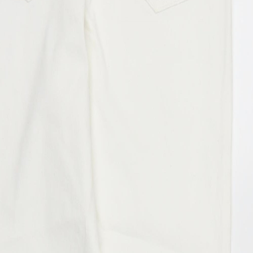 Preworn Womens White Denim Jegging Jeans Size S L27 in