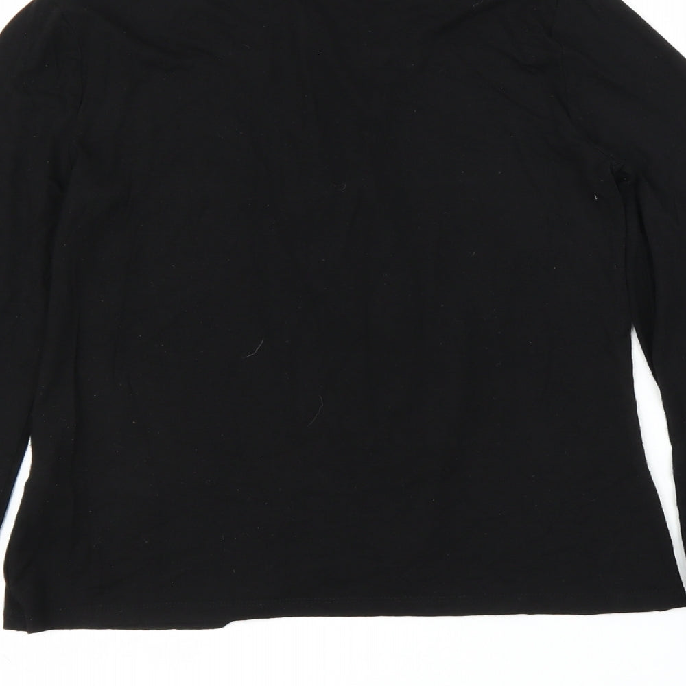 Primark Womens Black Basic Blouse Size 6