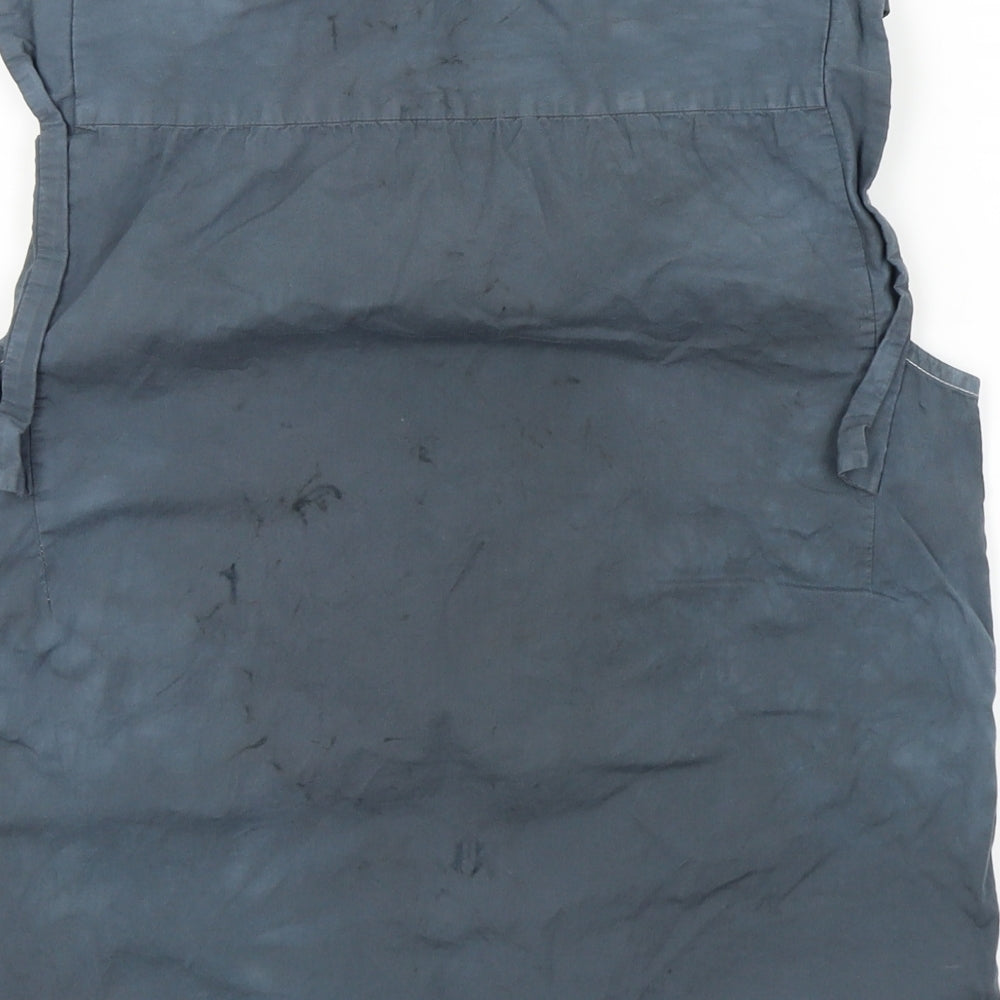 Mango Womens Grey Colourblock Basic Blouse Size S