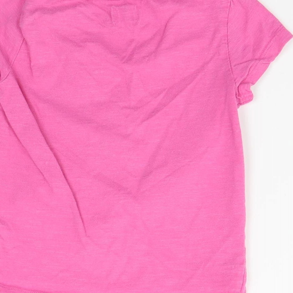 F&F Boys Pink Basic T-Shirt Size 24 Months