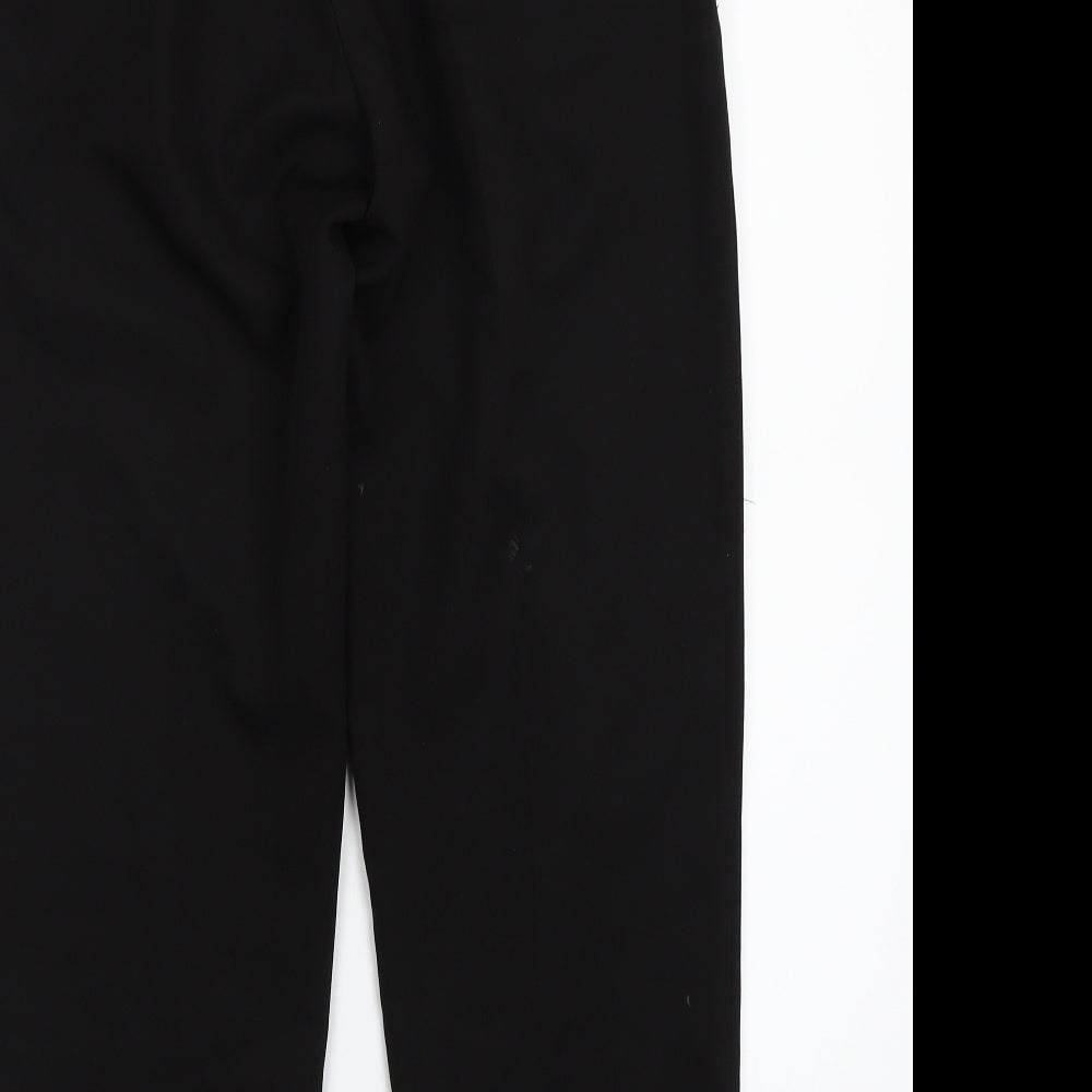 F&F Womens Black Trousers Size 10 L27 in