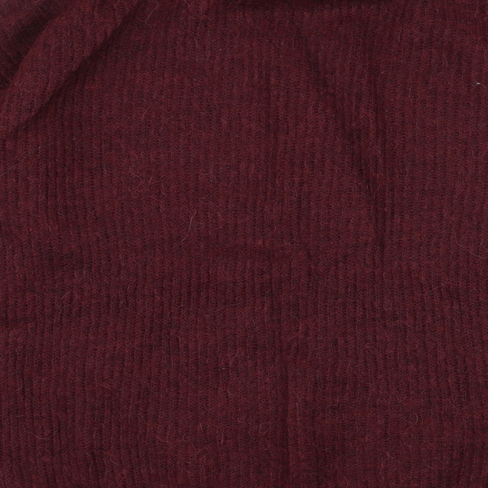 New Look Womens Purple Knit Pullover Jumper Size M