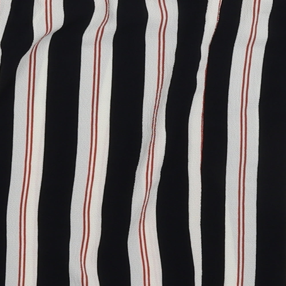 Primark Womens Multicoloured Striped Basic Blouse Size 10