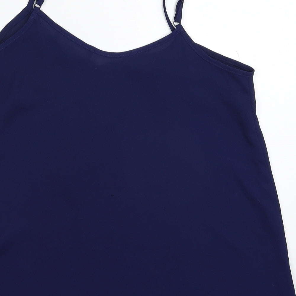 Atmosphere Womens Blue Basic Tank Size 8