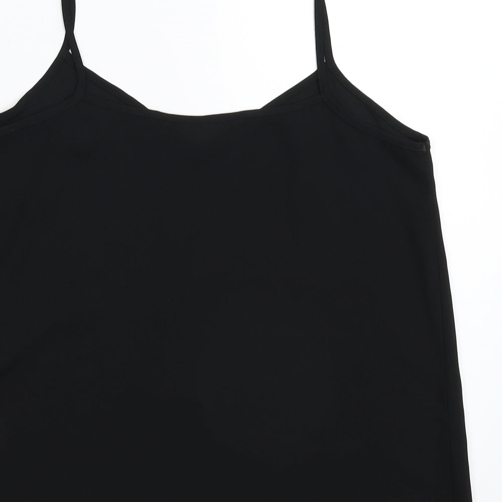 New Look Womens Black Basic Tank Size 6