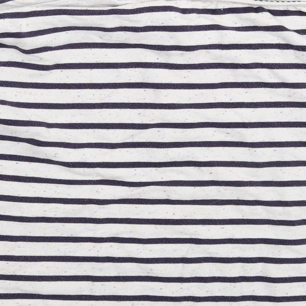 New Look Womens Multicoloured Striped Pullover Sweatshirt Size 12