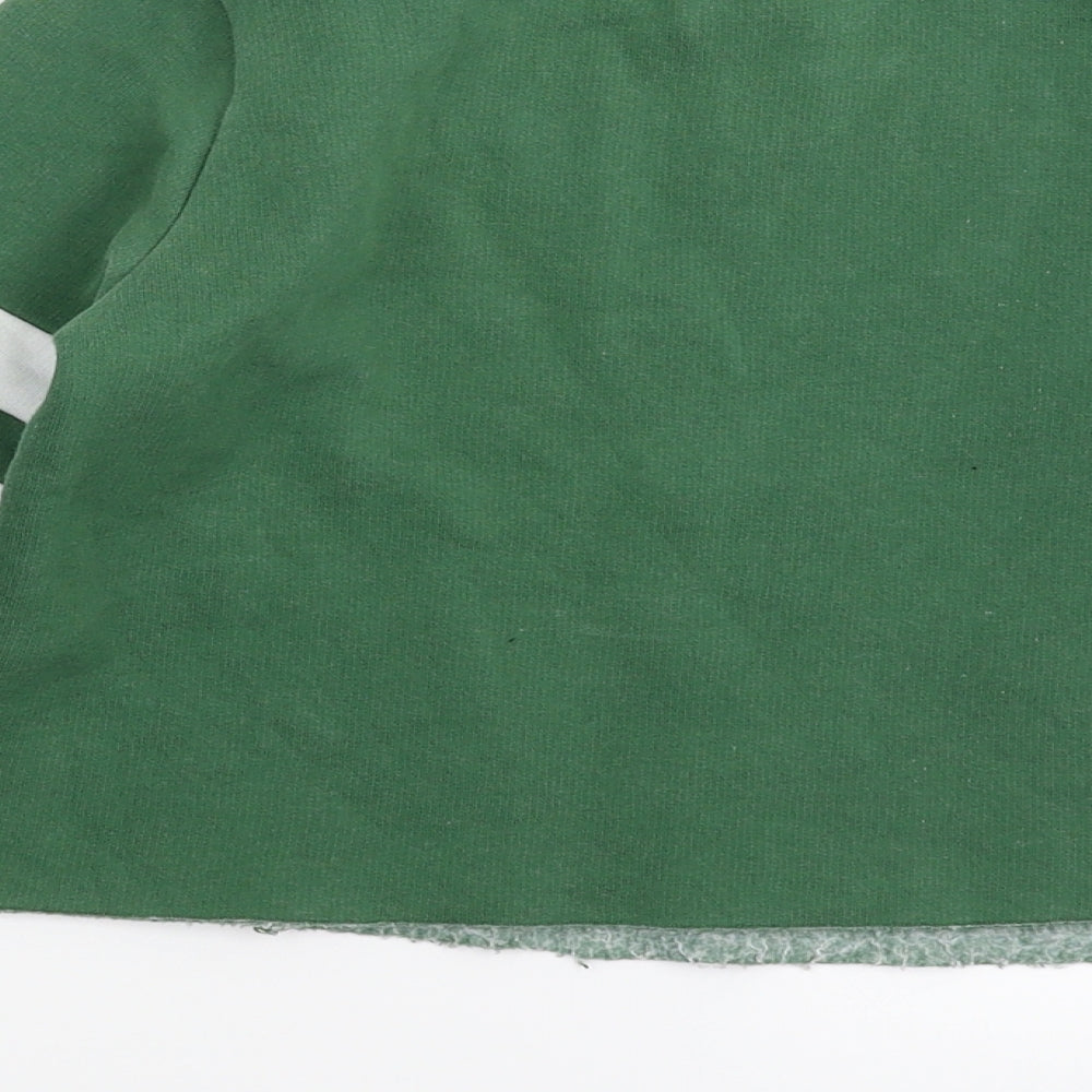 Topshop Womens Green Pullover Sweatshirt Size 4
