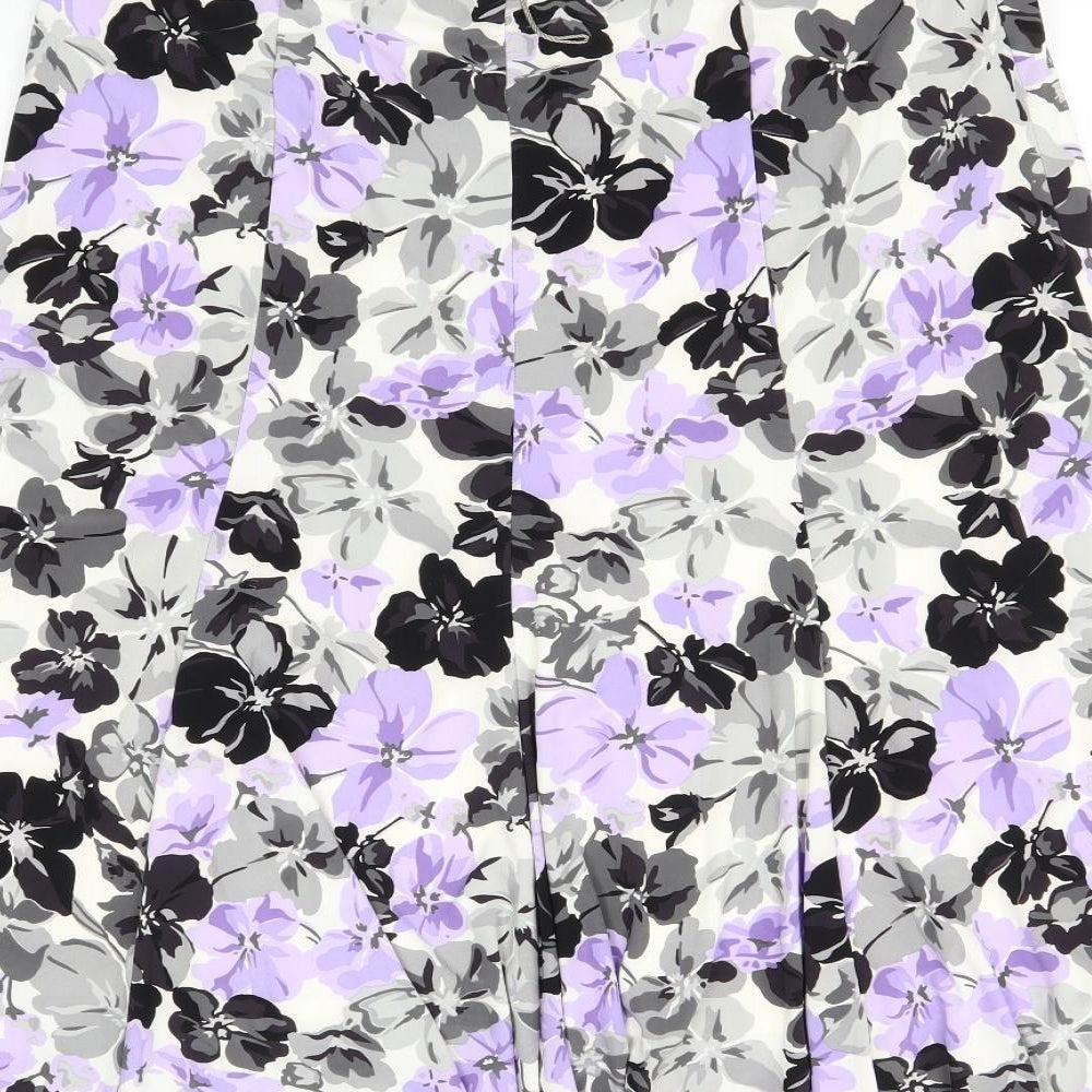 Country Casuals Womens White Floral Swing Set Size L