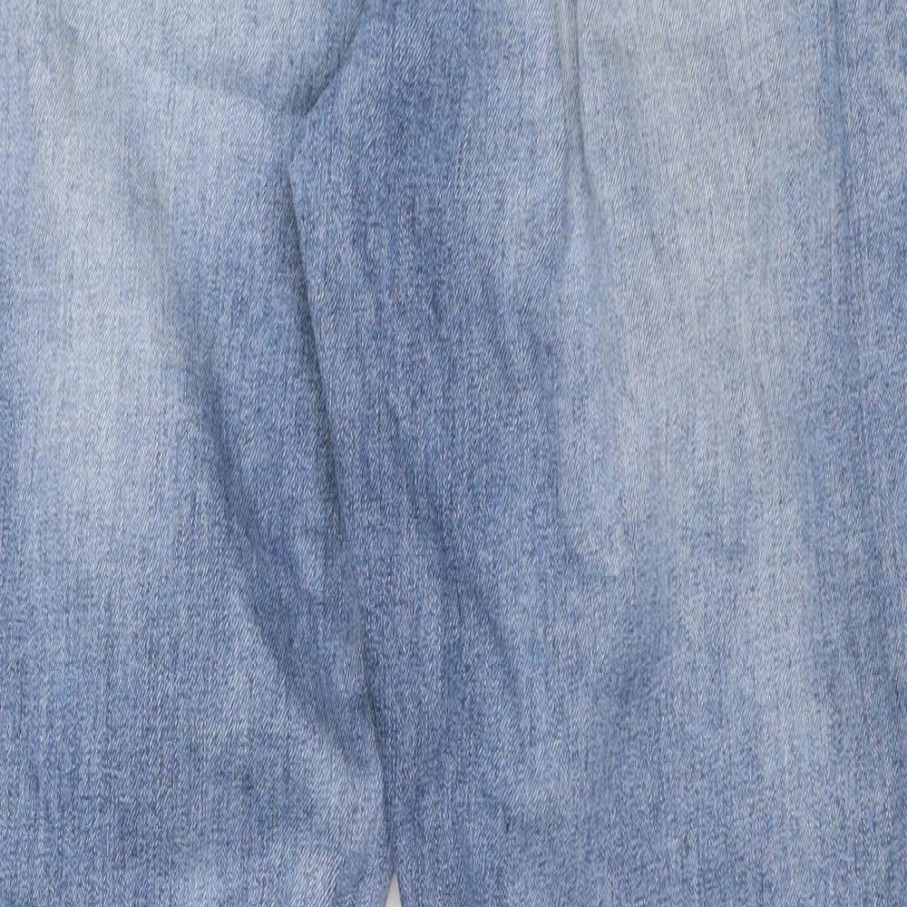Boohoo Womens Blue Denim Skinny Jeans Size 10 L27 in