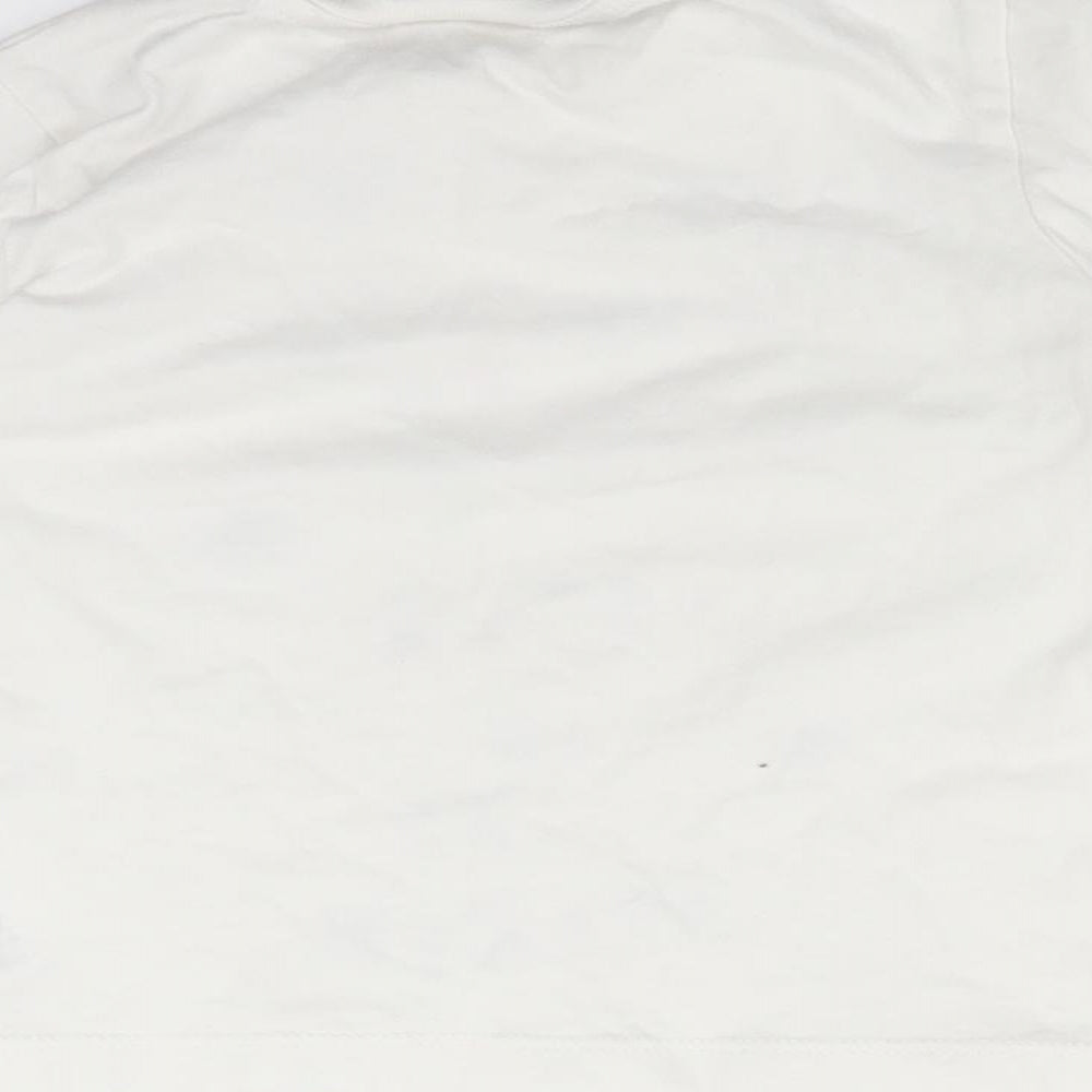 George Girls White Basic T-Shirt Size 4-5 Years