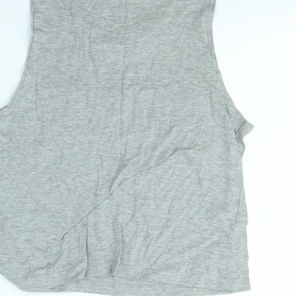 Atmosphere Womens Grey Cropped Tank Size 8