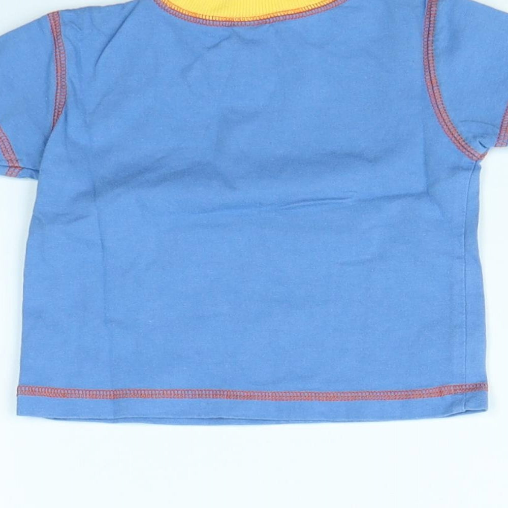 Adams Baby Boys Blue Basic T-Shirt Size 6-9 Months