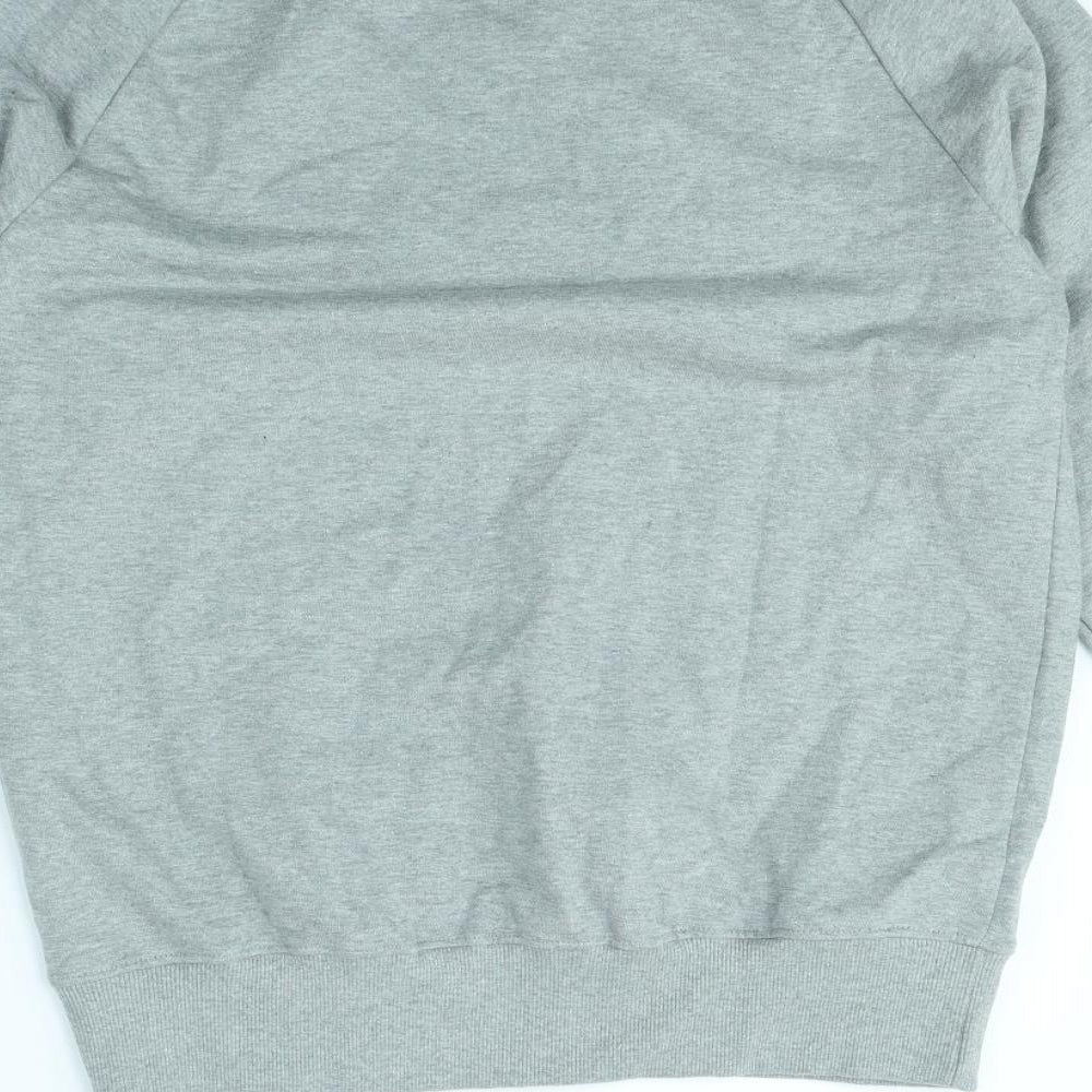 DMND Mens Grey Pullover Jumper Size S