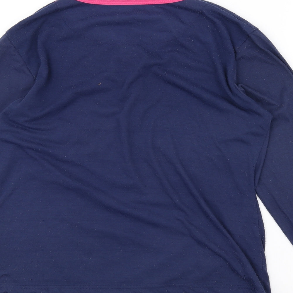 Preworn Womens Blue Basic T-Shirt Size S