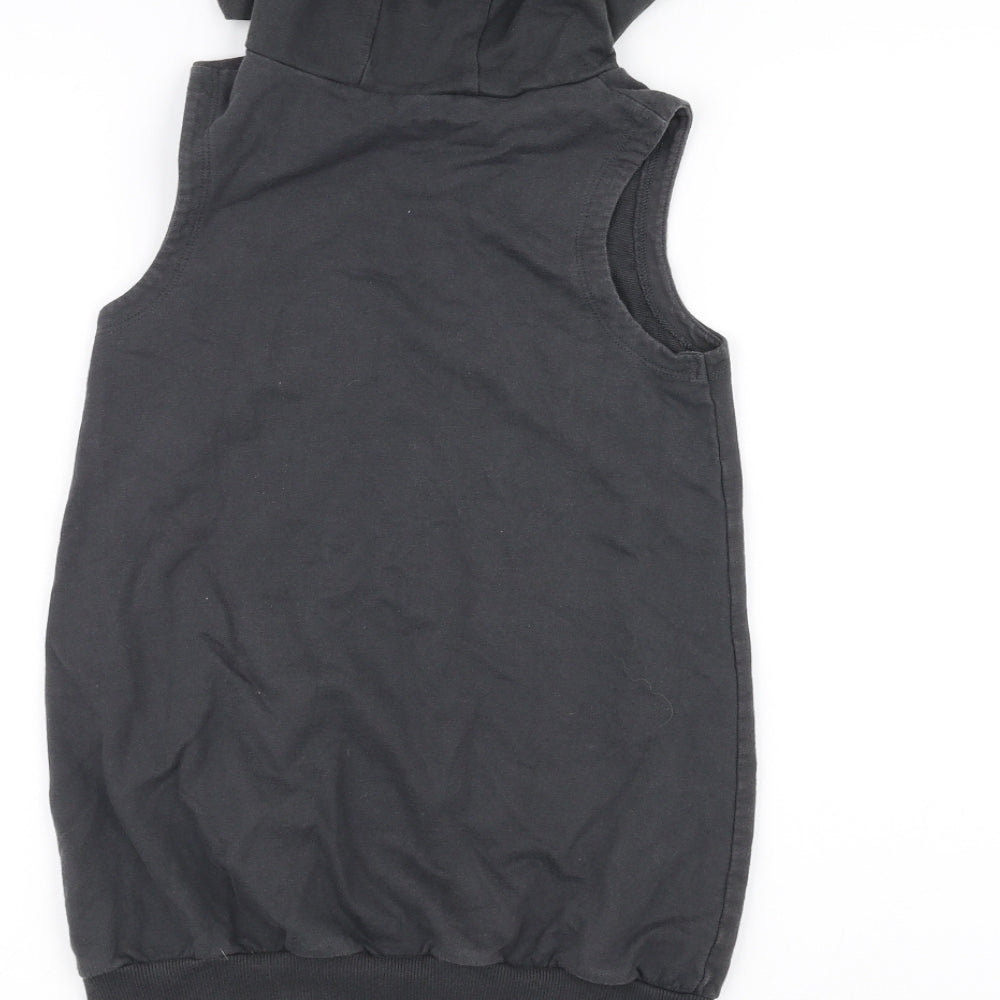 NEXT Girls Grey Full Zip Hoodie Size 9 Years