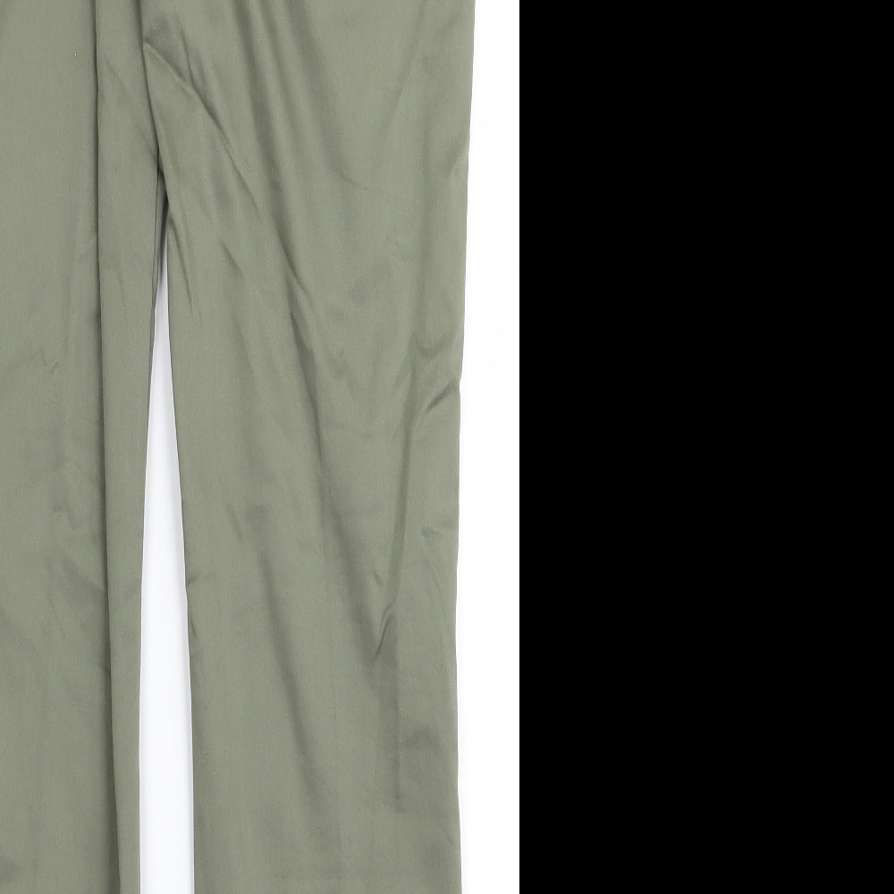 H&M Womens Green Trousers Size 10 L24 in