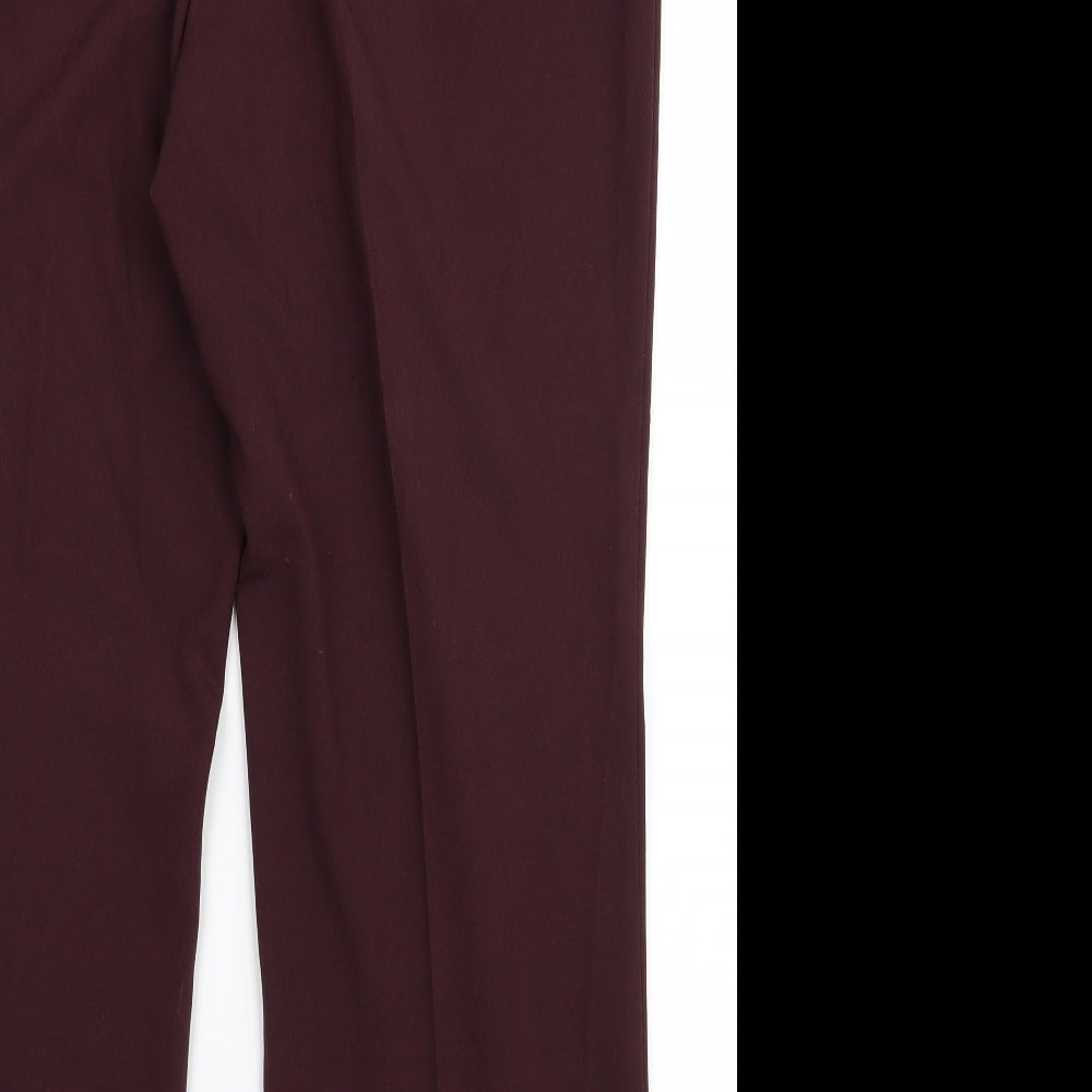 Classic Womens Brown Trousers Size 16 L23 in